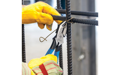 Klein Tools 9-1/4" Ironworker's Pliers "Heavy Duty" D2000-9ST cuts ACSR, screws, nails & most hardened wire. It can twist & cut soft annealed rebar tie wire as well. It has a high-leverage design; rivet is closer to the cutting edge for 46-Percent greater cutting & gripping power. 9-1/4" overall length. 092644703829