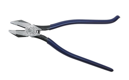 Klein Tools 9" Ironworker's Pliers D201-7CST twist & cut soft annealed rebar tie wire. They feature knurled jaws for a good grip & a spring-loaded design which enables self-opening. Unique handle tempering helps absorb the ''snap'' when cutting wire. Precision-hardened plier head. 9" overall length. 092644703027