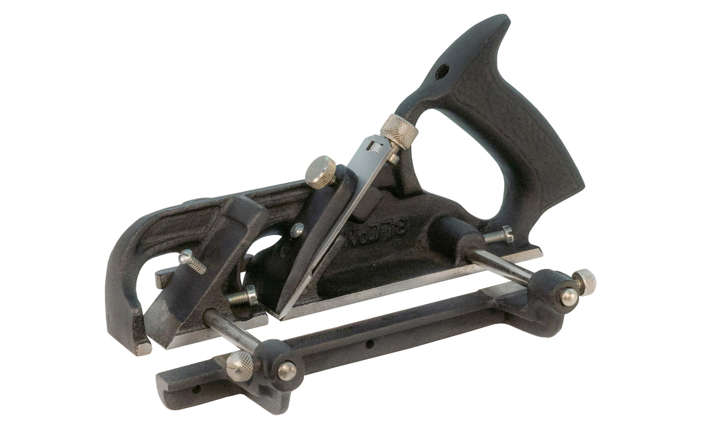 Rabbet Plane A78. The Model 78 rebate plane will cut accurate rabbets up to 1-1/2" wide. The adjustable fence is held in position by two fence arms. Bullnose blade position is provided for use when needed. Note: Honing is recommended before use. No. 778. Made by Rider / Soba. 744391123350
