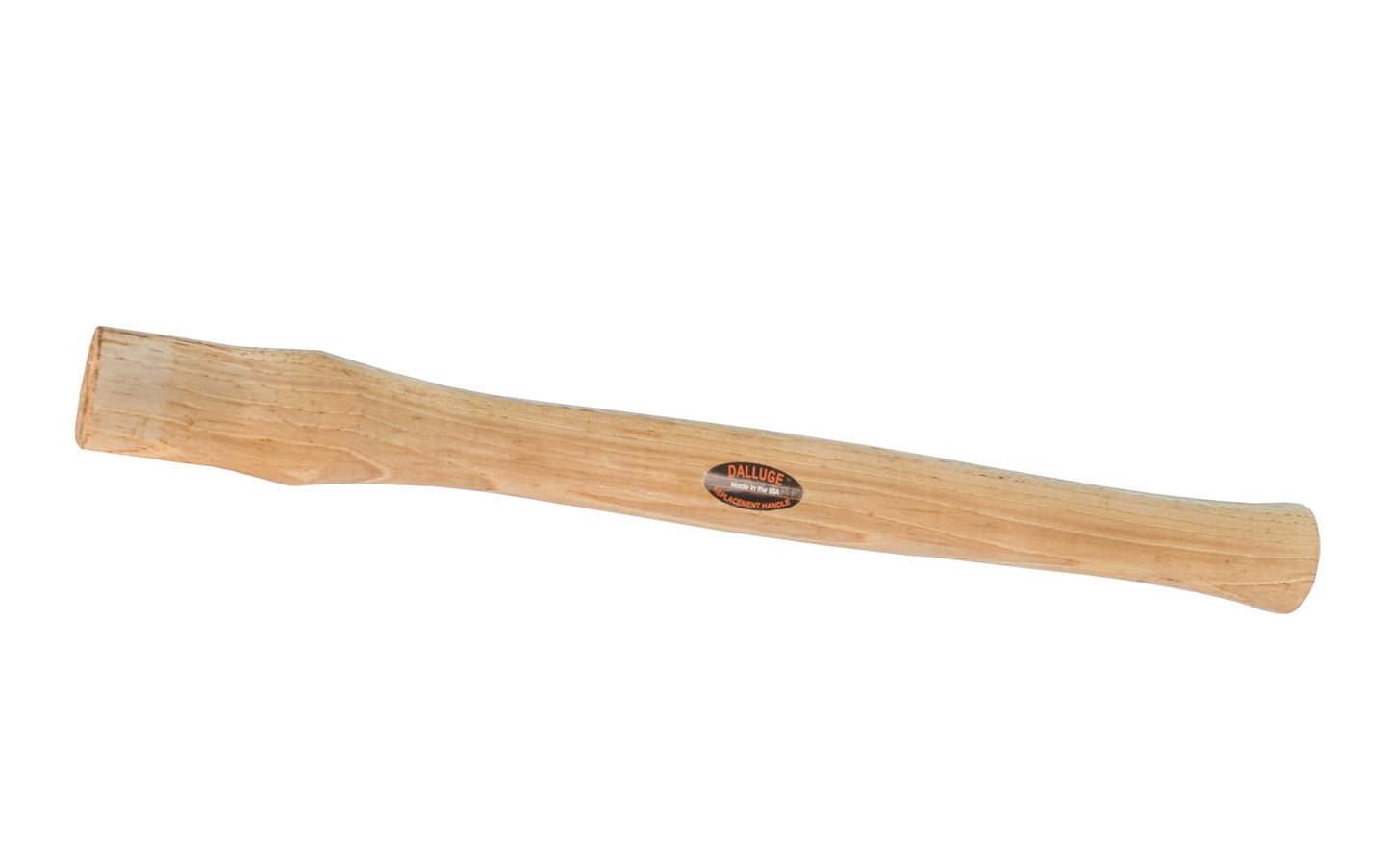 Dalluge 3700 Replacement Handle is a sleek, aerodynamically contoured straight handle made from top quality American hickory & machine-gauged to precise balance, then double-sanded, buffed & lacquered. 03700. Includes wood wedge & two steel wedges.  Vaughan & Bushnell Mfg.   Made in USA. 698250037008