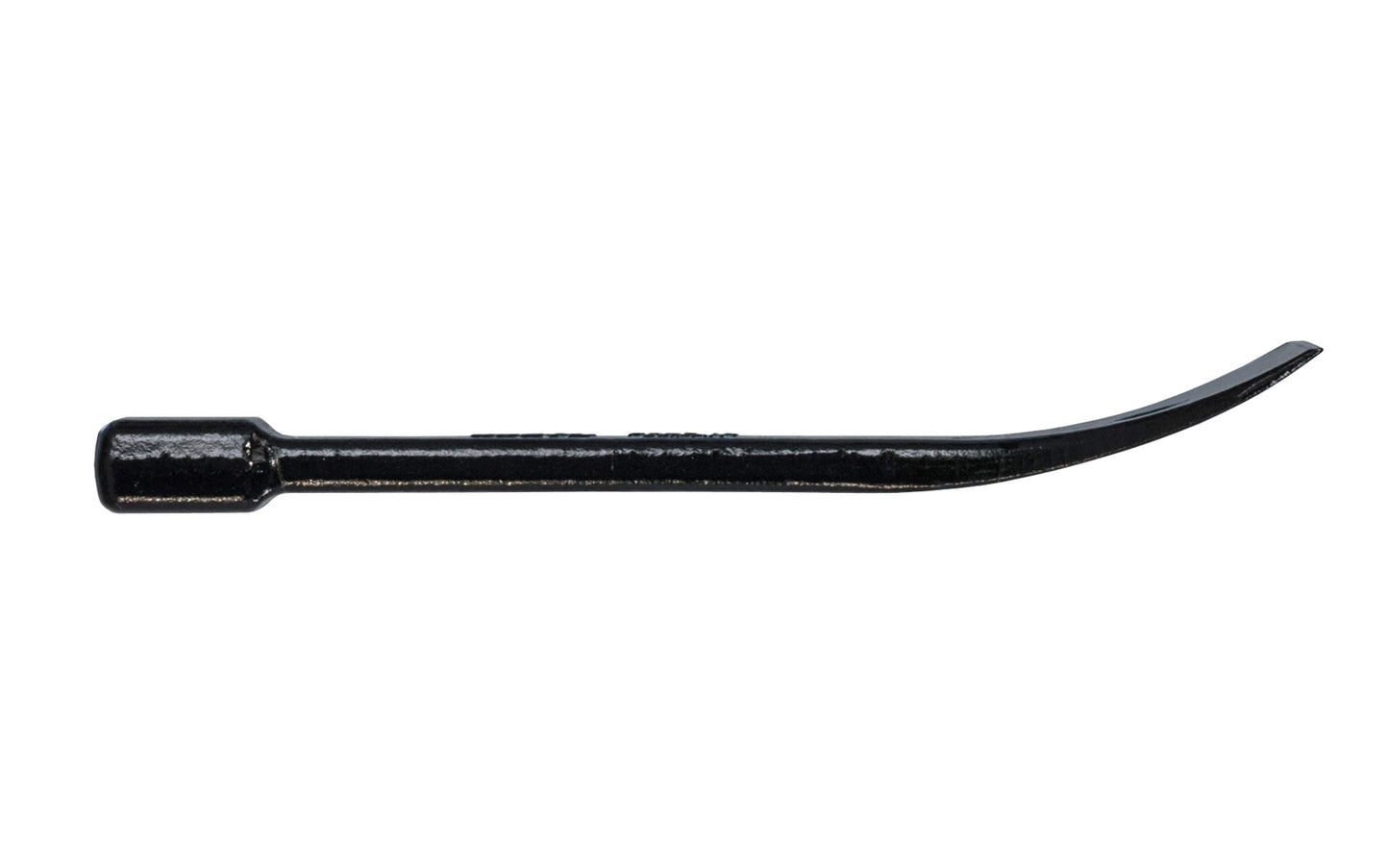 This small Dogyu Japanese curved chisel flat bar is good for prying in small areas, & getting into seams & joints with ease. Good for removal of base trim with minimal damage. Small interior flat bar is design for hitting with a mallet. 1-3/4" wide pry end (45 mm). Made in Japan. 4962819029657 - Model 02965 - 6" length