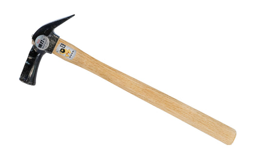 Made in Japan · This mill face Japanese Dogyu Kariwaku hammer is an all-purpose framing hammer. Special groove with a magnet in head that holds nails - Great for nailing hard-to-reach high places, & one-hand nailing. Simply put the nail in the grooved slot & lightly hammer first, then drive nail a second time - Wooden Handle - 4962819006221 - 440 g  /  15.52 oz