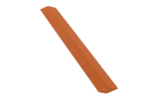 Norton Diamond Shape File Stone 4" x 9/16" x 3/16". These diamond shaped stones are great for precision sharpening for cleaning acute angles in tools, dies & molds, & for stoning geometric chasers & sewing machine feeds. To improve sharpening & reduce clogging, use with oil Composed of an aluminum oxide abrasive. Oilstone made by Norton, Saint Gobain. Model FT134.
