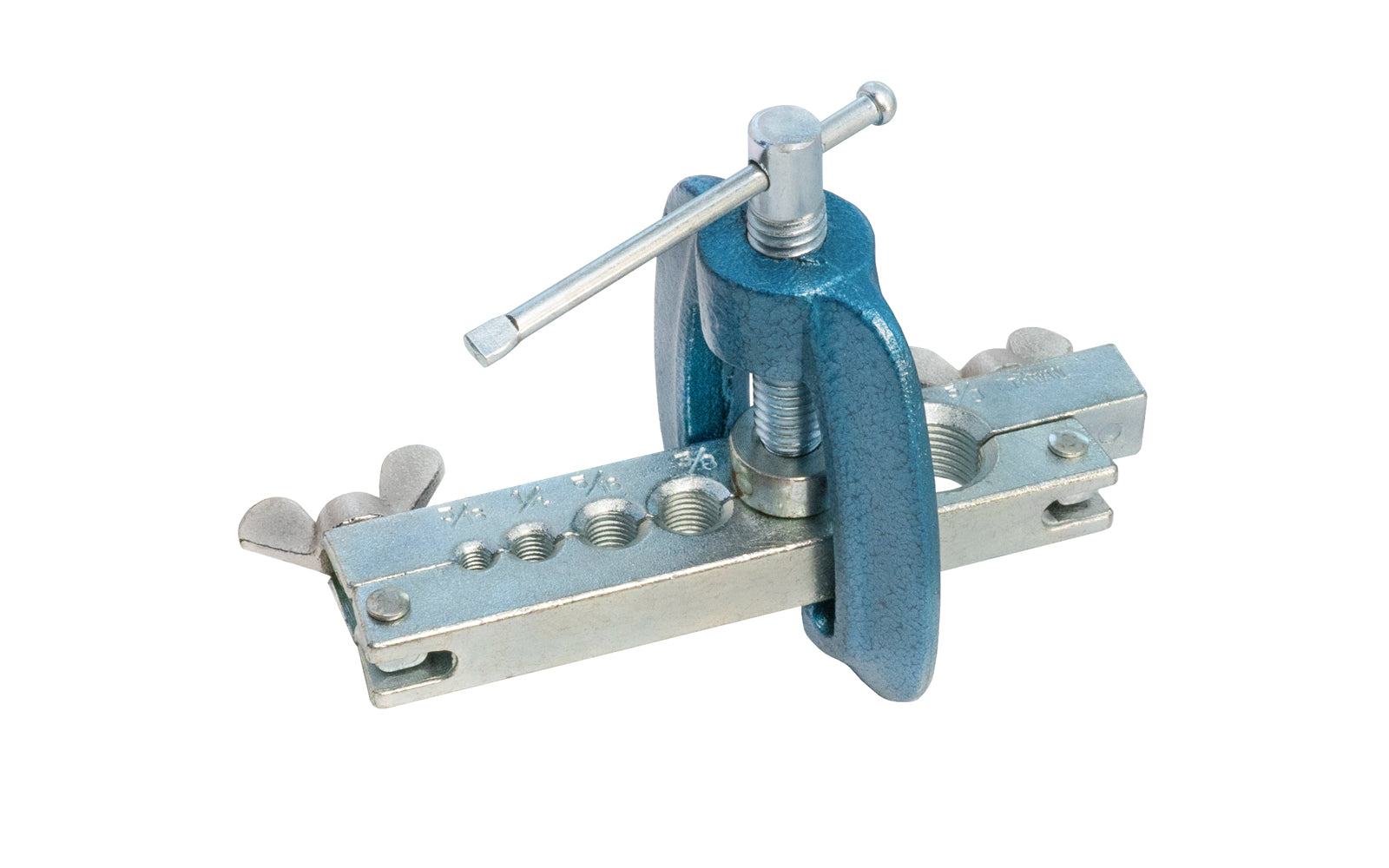 A basic flaring Tool for 3/16", 1/4", 5/16", 3/8", 1/2", 5/8" tubing. For copper & aluminum tubing.