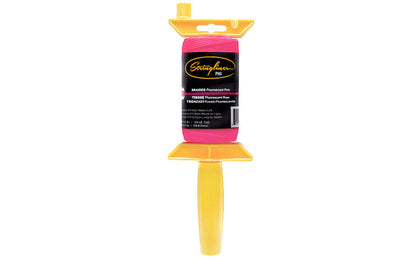 Stringliner Braided Mason Line - Fluorescent Pink. Stringliner PRO Mason's Line Reloadable Reels are made of durable polyethylene, with a USA-made handle that allows you to quickly change rolls. Pro Reel fits all Stringliner rolls from 4" to 6" long. Available in 250', 500' & 1000' length rolls. #18 nylon mason line