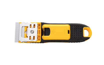 This Olfa "GSR-2" Stainless Steel Blade Mini Glass Scraper offers rugged scraping capabilities in a compact size. Whether working with paint, adhesives, caulk & more, this pocket-sized scraper is an excellent choice for any scraping applications. 091511230291. Olfa Glass Scraper Blade. 40 mm blades. Made in Japan