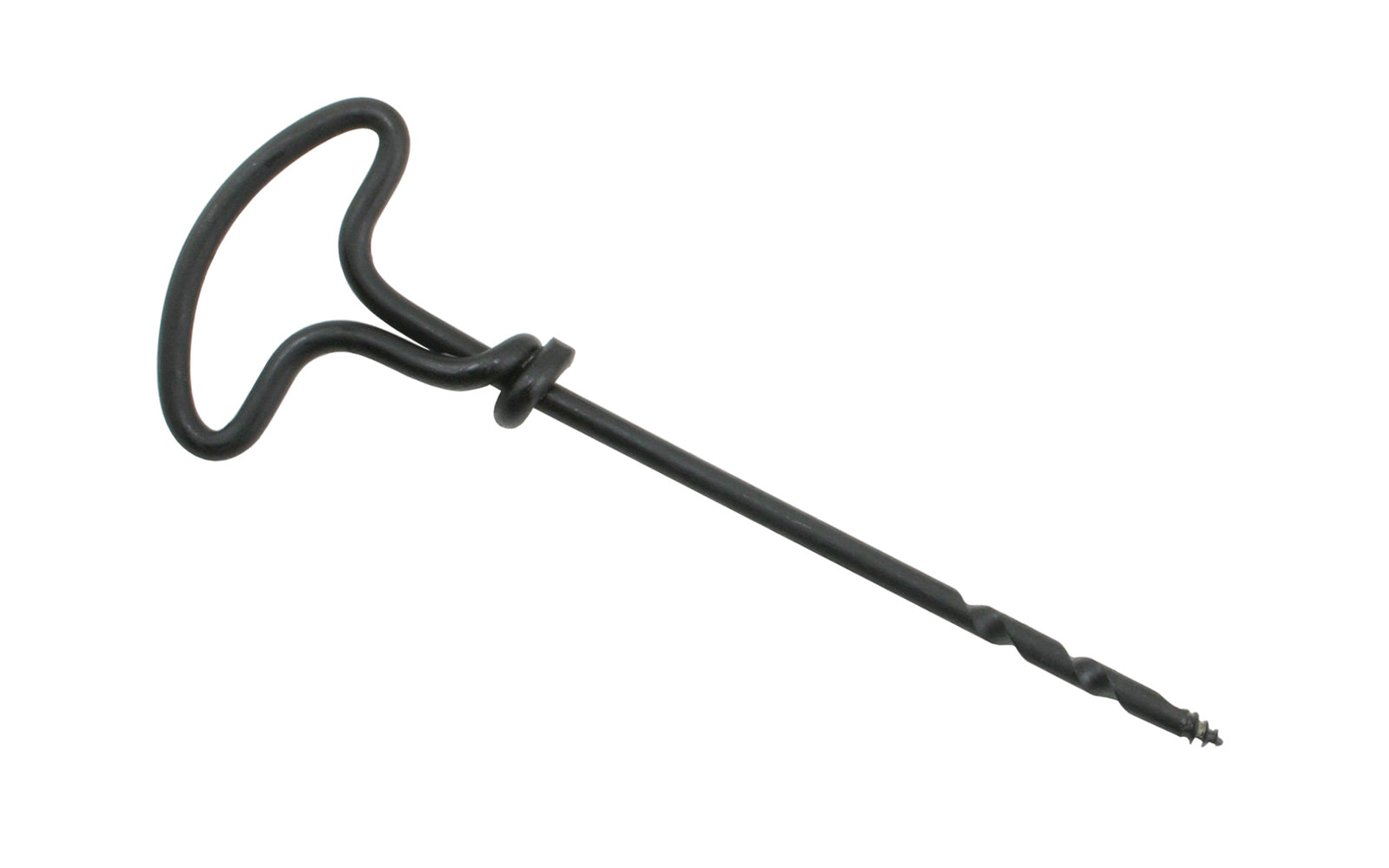 High quality Gimlet tools are hardened to the end of the flute, & the screw thread is specially annealed to make sure that it is not easily broken. The double spiral flutes are machined. Commonly used to bore shallow holes in wood, usually for screws. 4 mm Size. Made in France. Screw starter. 