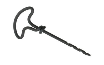 High quality Gimlet tools are hardened to the end of the flute, & the screw thread is specially annealed to make sure that it is not easily broken. The double spiral flutes are machined. Commonly used to bore shallow holes in wood, usually for screws. 5 mm Size. Made in France. Screw starter. 
