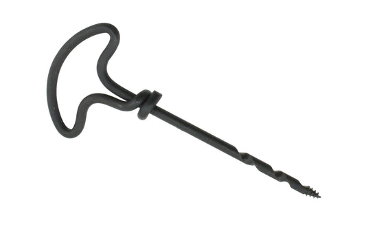 High quality Gimlet tools are hardened to the end of the flute, & the screw thread is specially annealed to make sure that it is not easily broken. The double spiral flutes are machined. Commonly used to bore shallow holes in wood, usually for screws. 5 mm Size. Made in France. Screw starter. 