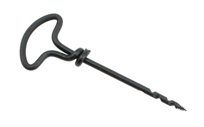 High quality Gimlet tools are hardened to the end of the flute, & the screw thread is specially annealed to make sure that it is not easily broken. The double spiral flutes are machined. Commonly used to bore shallow holes in wood, usually for screws. 6 mm Size. Made in France. Screw starter. 