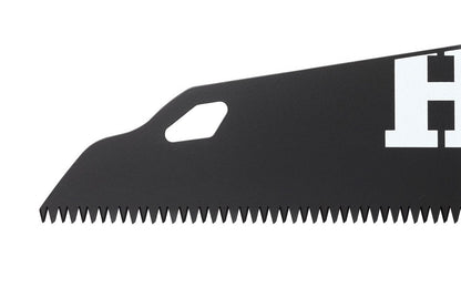 Hultafors Model HBX-22-9 - 22” long blade - Aggressive Cut - 9 TPI - Unique teeth’s with 3-phase grinding combines efficiency & long life time - 1 mm thick steel blade - Wax-based powder coating gives rust protection, less friction & power-consuming side vibrations - Ergonomic & durable ABS handle - 590903U