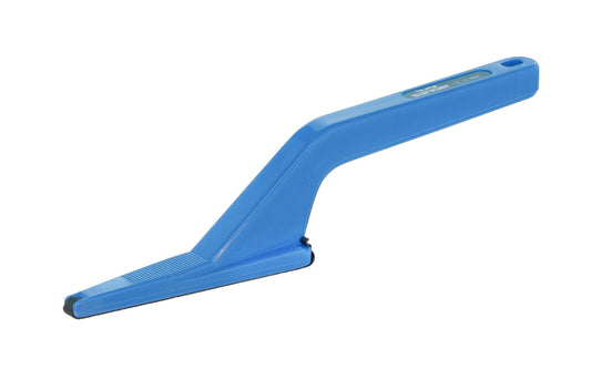 Triangle-shaped rasp hand sander made by Tajima Tools in Japan. Designed for sanding wood, aluminum, plastic materials, it's a great for tight areas. Fine grit. Sands 6x faster than sandpaper & lasts about 100x longer. Blade is replaceable, See here for replacement blade. Model SA20S. Made in Japan. 4975364050496