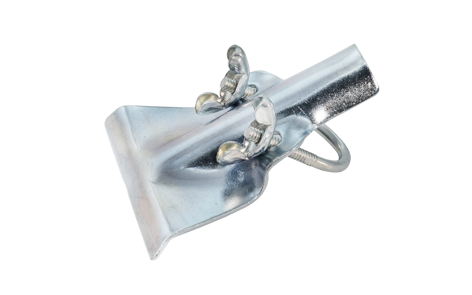 Handle metal brace set for reinforcing broom handles complete with all hardware. Includes one brace, one U bolt, one pair of wing nuts. Magnolia Model No. 97. 035162000971. Made in USA. 