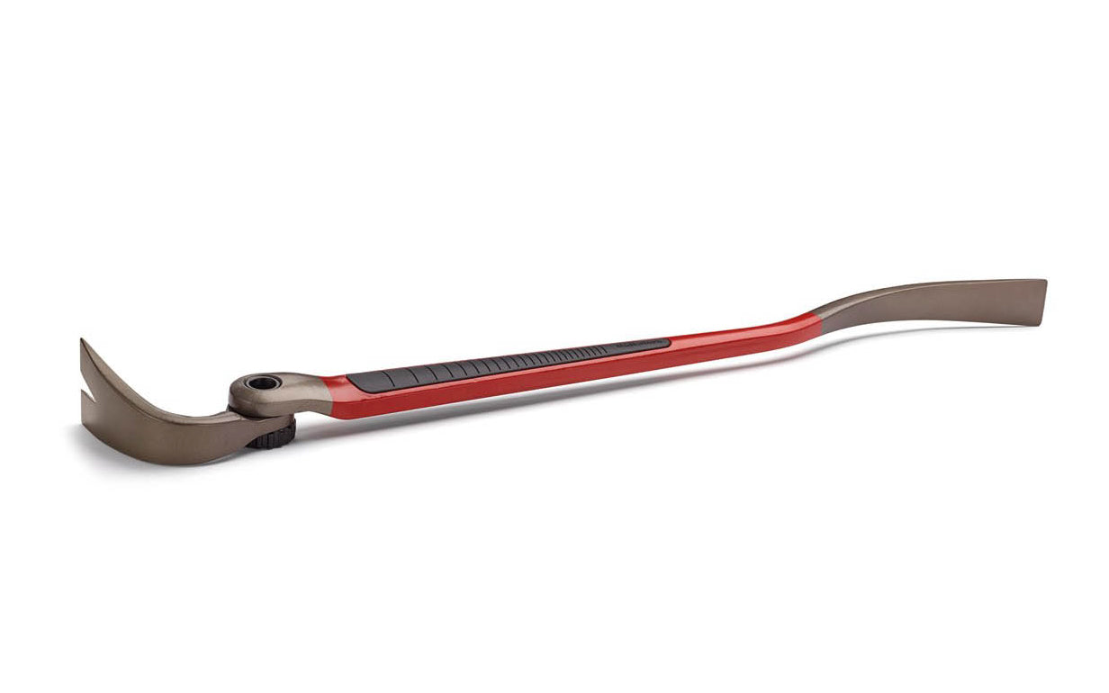 Hultafors adjustable wrecking bar is made with high quality steel with ergonomic rubber-clad handle. Adjustable to nine different positions. The claw is optimized for pulling out nails. The curved section at the chisel makes space for the hand & minimizes the risk of crushing damage. Hultafors Model 209 SB - 824115U.