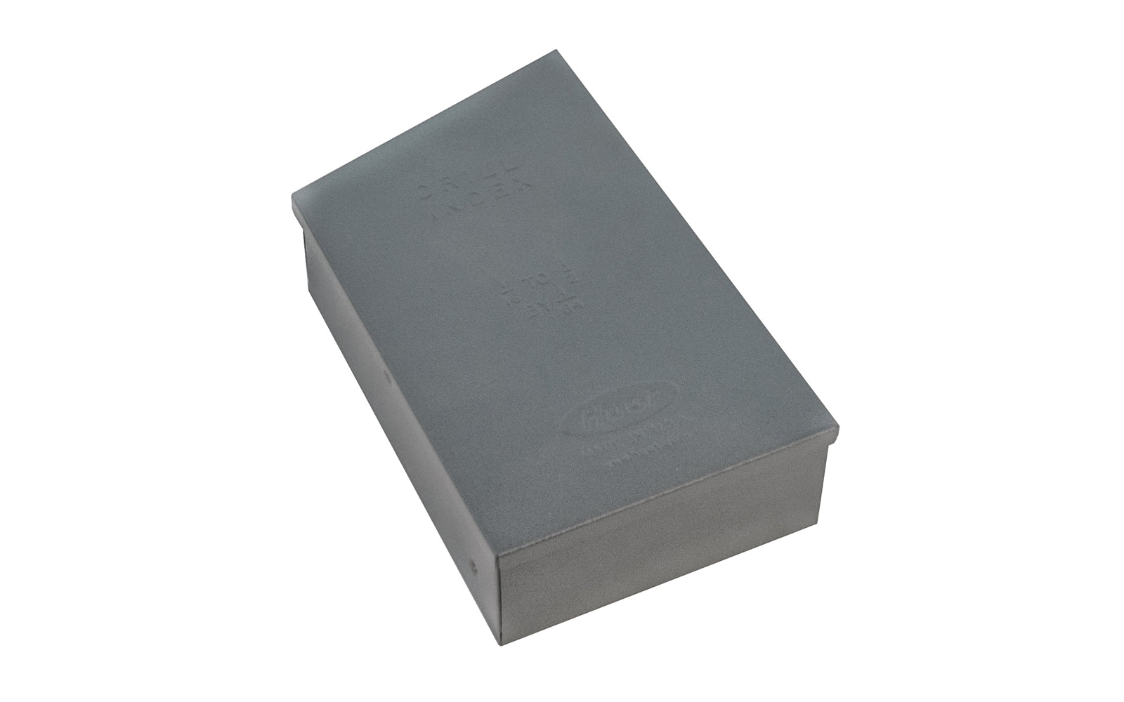 A quality American-made Drill Index - 1/16" to 1/2" by 64ths. Design for jobbers length fractional drills 1/16″ to 1/2″ x 64ths. Decimal equivalents & US tap information. Rugged, heavy gauge all–steel case - Secure, snap-lock steel cover. Made by Huot Manufacturing. 29 slots. Model 10550. 033603105506   Made in USA