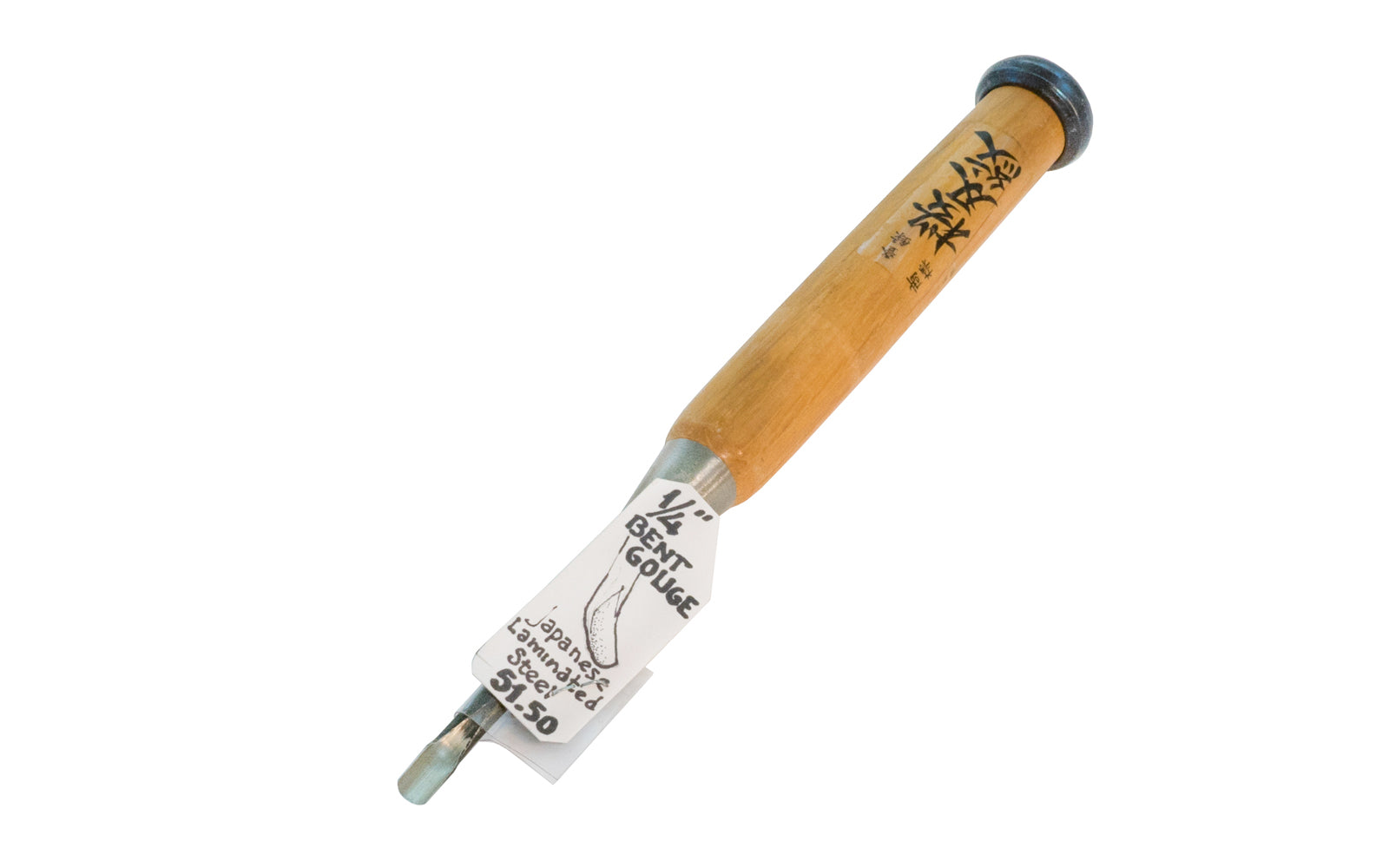 Made in Japan · Japanese 1/4" (6 mm) Laminated Bent Gouge. The strong & durable Japanese Red Oak handle feels good in the hand & is excellent for when striking with a mallet. Razor sharp blade & holds an edge very well