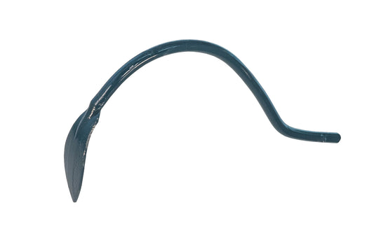A Japanese One Prong Cultivator Head. 10" overall length. Blade is 2-1/2" long x 1" wide. Cultivator Weeder Head Blade. Handle not included.    Made in Japan