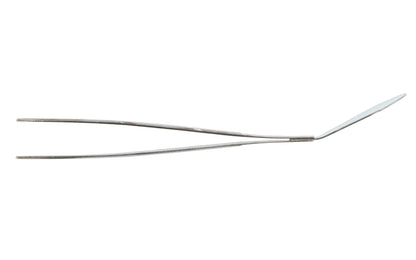These Japanese Bonsai Tweezers with Straight Tips are used to remove insects, needles, weeds, & other fine debris around the base of the Bonsai. The spatula is well suited for tamping soil & the semi-sharp edges work well for scraping soil & loosening the soil around the edges on containers. Serrated Tips. Made in Japan