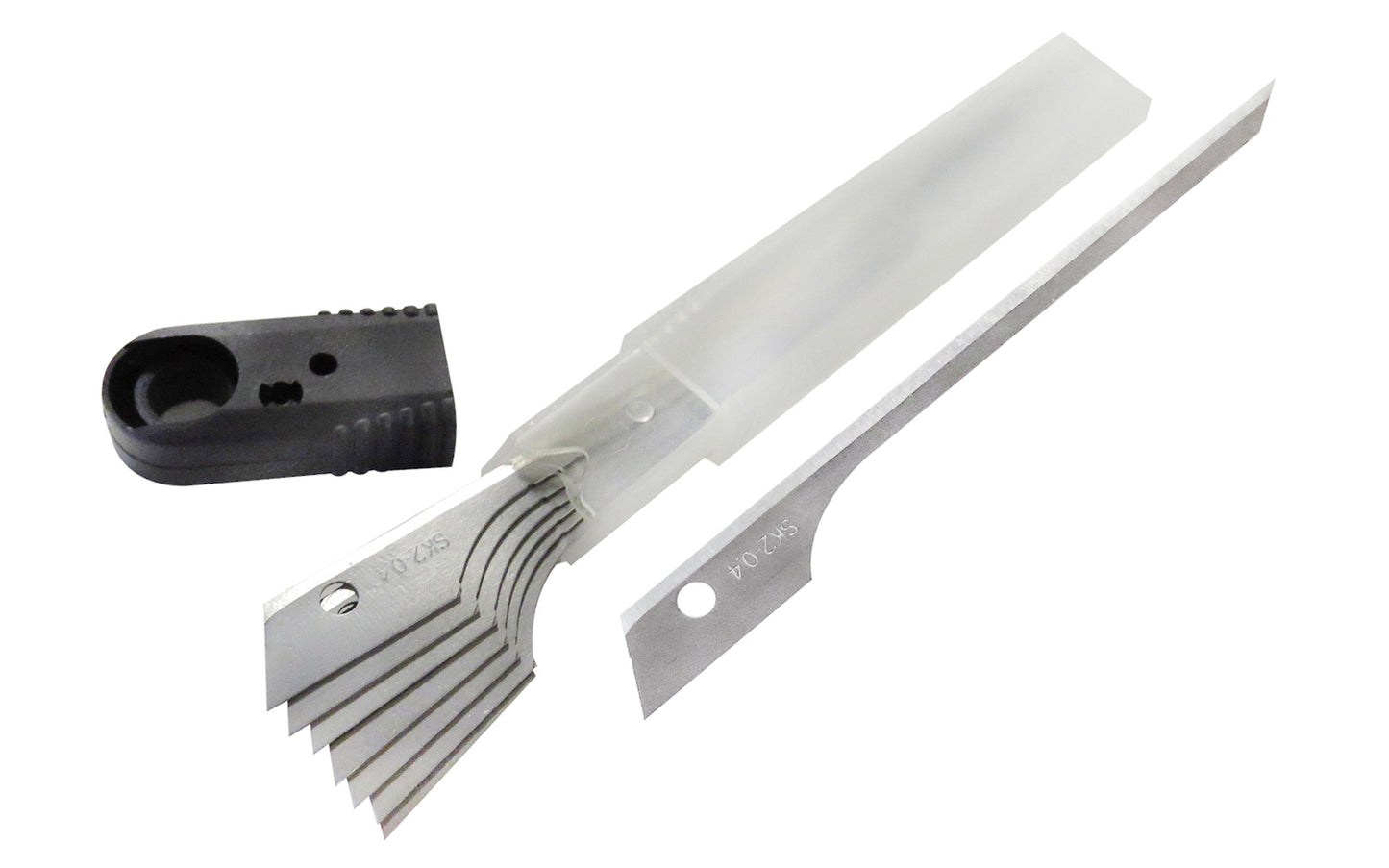 FastCap Kaizen Thin Replacement Blades. 1/8" thin blade. Sold as 10 blades in pack. Very thin blade good for small projects. Makes cutting around corners easy while creating a clean & concise cut. Replacement blades for the FastCap Kaizen Knife Thin. 663807021175