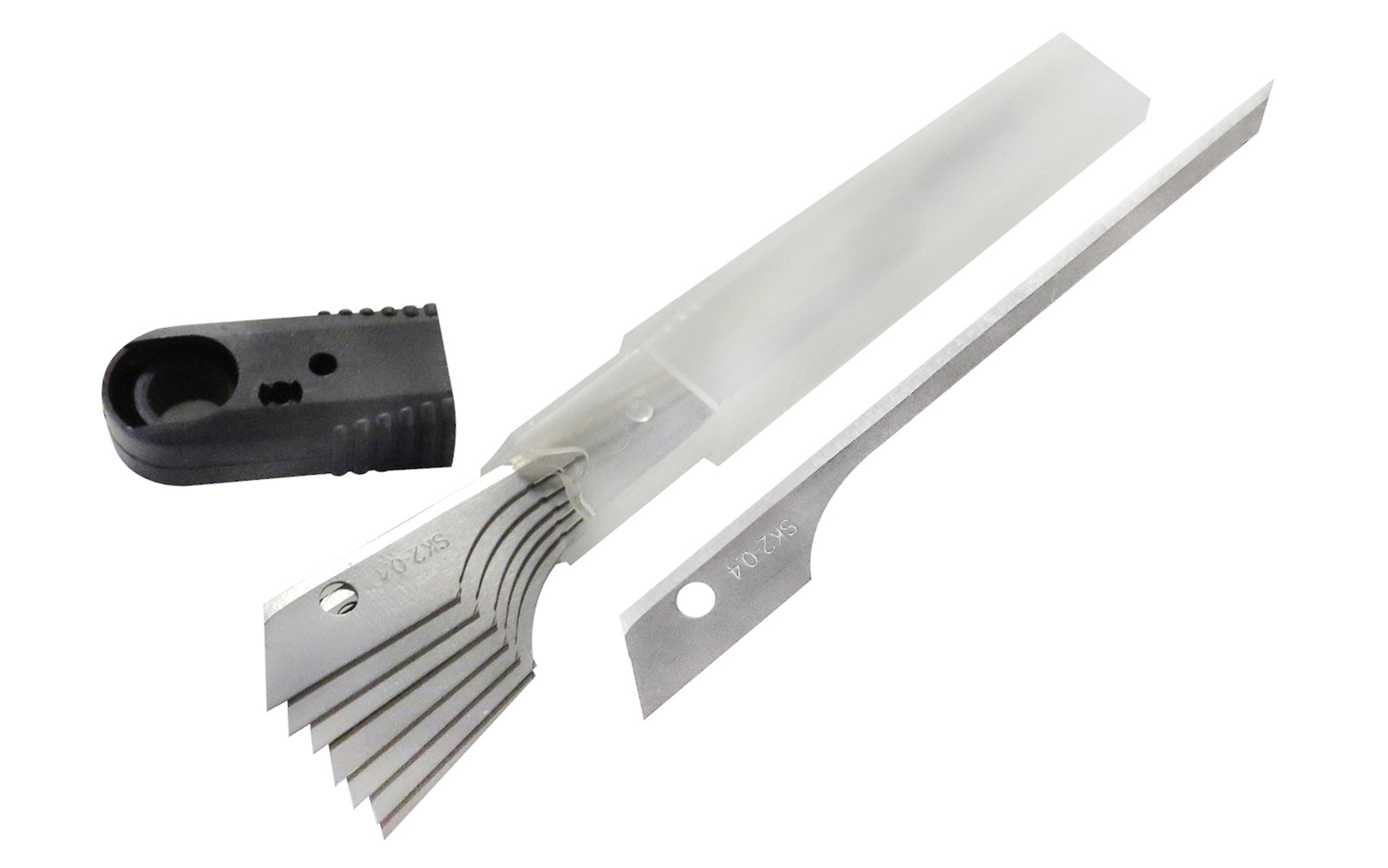 FastCap Kaizen Thin Replacement Blades. 1/8" thin blade. Sold as 10 blades in pack. Very thin blade good for small projects. Makes cutting around corners easy while creating a clean & concise cut. Replacement blades for the FastCap Kaizen Knife Thin. 663807021175