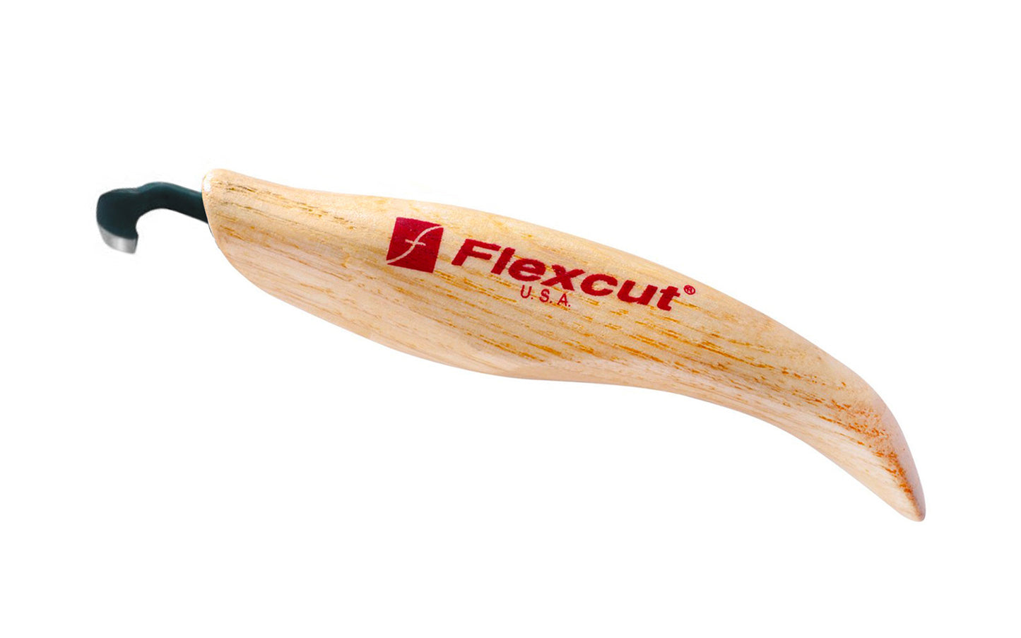 This Flexcut Left-Handed Scorp 5/16" (8 mm) KNL23 is essentially a left-angled gouge designed for carving areas where the full length of a gouge will not fit. Knife carvers will find them useful for hollowing deep, narrow cavities. High Carbon Spring Steel blade, Tempered to HRC 59-61. Left Hand Scorp. 651646510233
