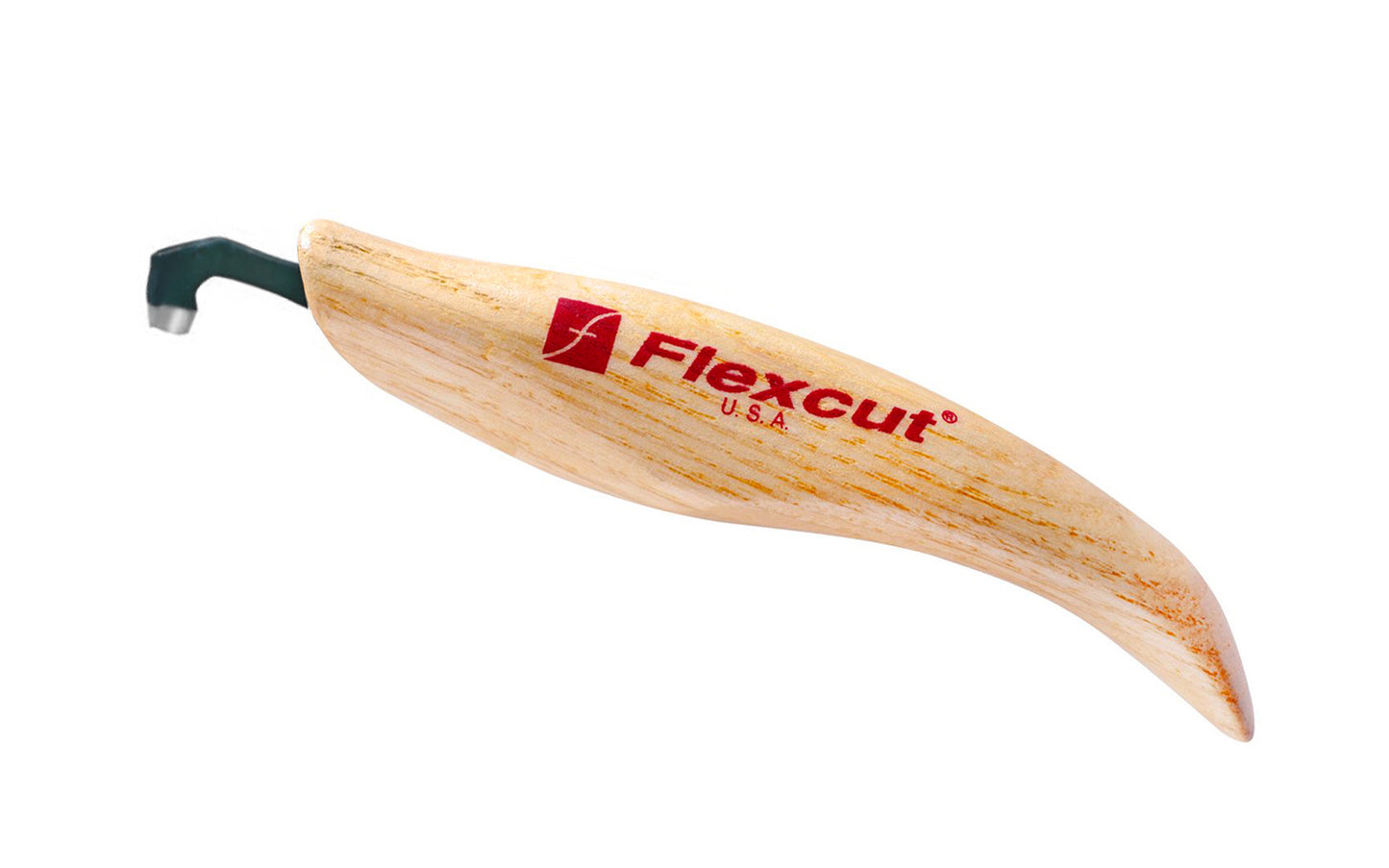 Flexcut Left-Handed V-Scorp 70° x 1/4" (6 mm) KNL24 is essentially a left-angled gouge designed for carving areas where the full length of a gouge will not fit. Knife carvers will find them useful for hollowing deep, narrow cavities. High Carbon Spring Steel blade, Tempered to HRC 59-61. Left Hand Scorp. 651646510240