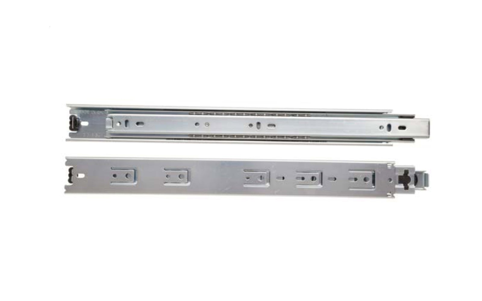 Knape & Vogt Side Mount Full Extension Ball Bearing Drawer Slides - TT100P offers performance and economy backed by proven Knape & Vogt quality. 22" long (550 mm) medium-duty, ball-bearing slide, meeting industry test standards with smooth ball-bearing operation & no-rebound. TT100P Series. 029274345211