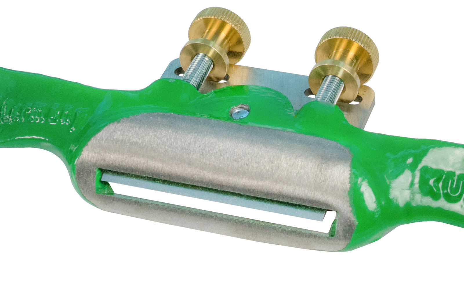 The Kunz Curved Sole Spokeshave No. 51AR offers smooth finishes & can be used on a variety of straight, flat & curved, concave & convex surfaces. Ideal for furniture makers & wood carvers. Round bottom style is useful for inside curves. Adjustable blade for depth of cut, resting at 25° angle. Made in Germany.