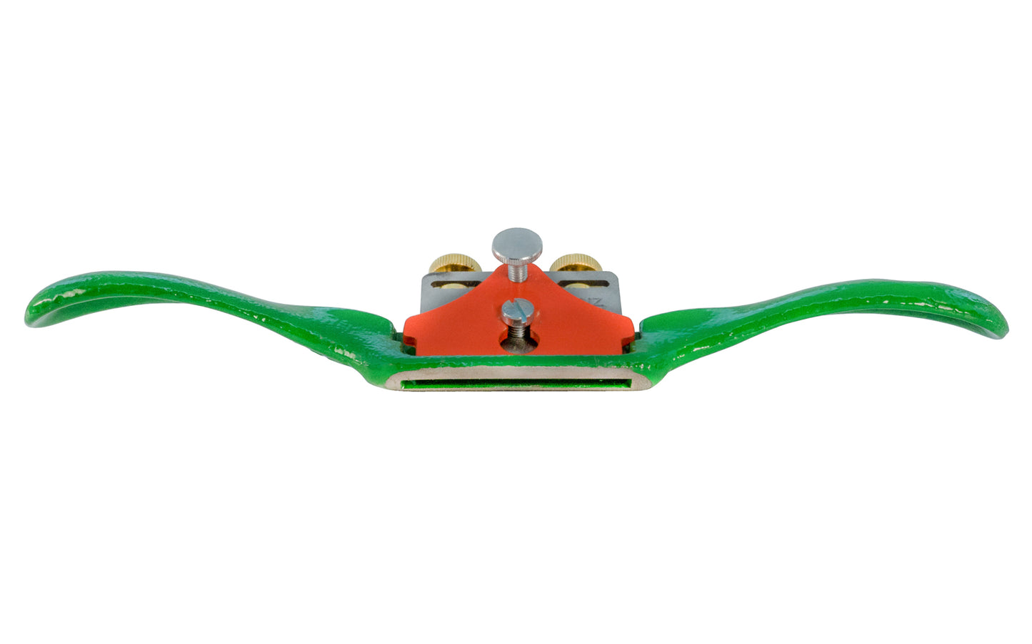 The Kunz Curved Sole Spokeshave No. 51AR offers smooth finishes & can be used on a variety of straight, flat & curved, concave & convex surfaces. Ideal for furniture makers & wood carvers. Round bottom style is useful for inside curves. Adjustable blade for depth of cut, resting at 25° angle. Made in Germany.