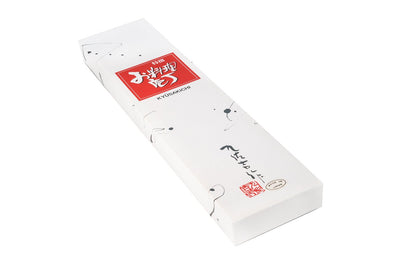 Yoshida Hamono Japanese Kyusakichi "Deba Hocho" Laminated Knife is a heavy duty & thick shorter kitchen knife. 4" (105 mm) long cutting edge blade is suitable for meat slicing. Laminated with high carbon & mild steel. 105 mm short blade. Wooden Handle. Made in Japan. Model 6251. 4951572006258. Kusakichi Kitchen Knife