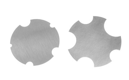 Lynx Shaped Scraper Set. 2-piece concave cabinet scraper set made in Sheffield, England. The scrapers creates razor-thin shavings & produce a fine smooth finish when used. Scraper size: 1/4", 3/8", 1/2", 5/8" & 3/4" sizes. Scraper size: 7/8", 1", 1-1/8", 1-1/4" & 1-1/2" sizes. Garlick & Son Thomas Flinn. Model LCSS