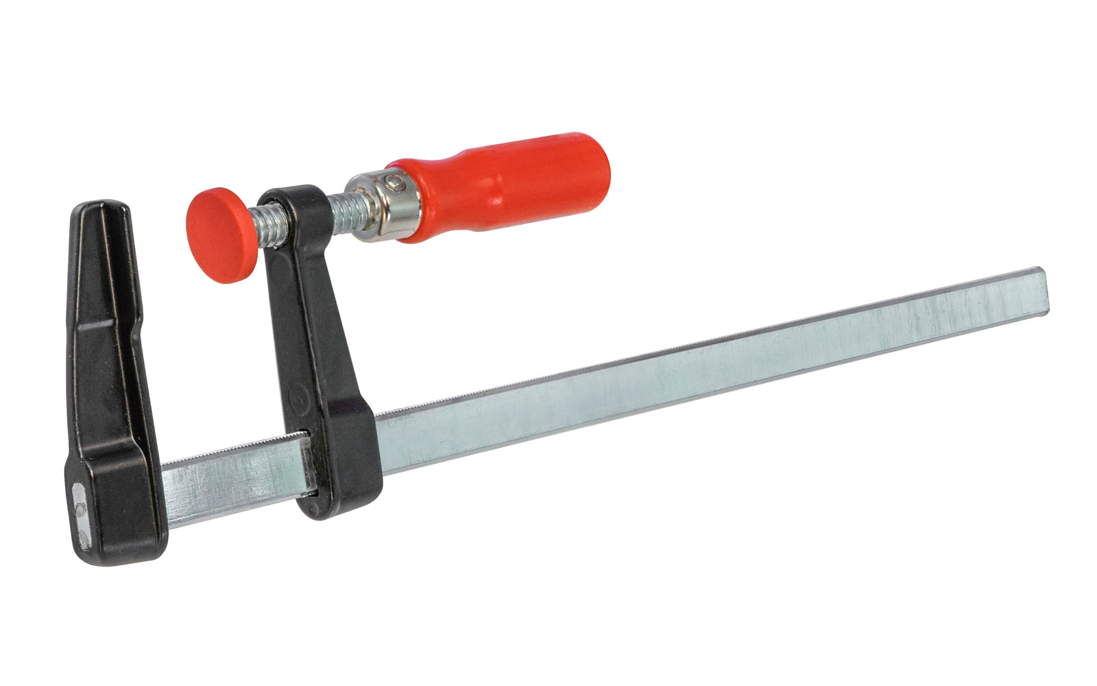 Bessey Clamps ~ Model No. LM2.012 - Light weight, & made of quality durable material, Bessey Light-Duty Steel Bar Clamps heads are made of tough die cast zinc, & black powder coated to prevent corrosion. Plastic pressure cap protect  work piece surface. 330 lbs. Clamping force - Excellent for woodworking - 12" Long - 091162013038