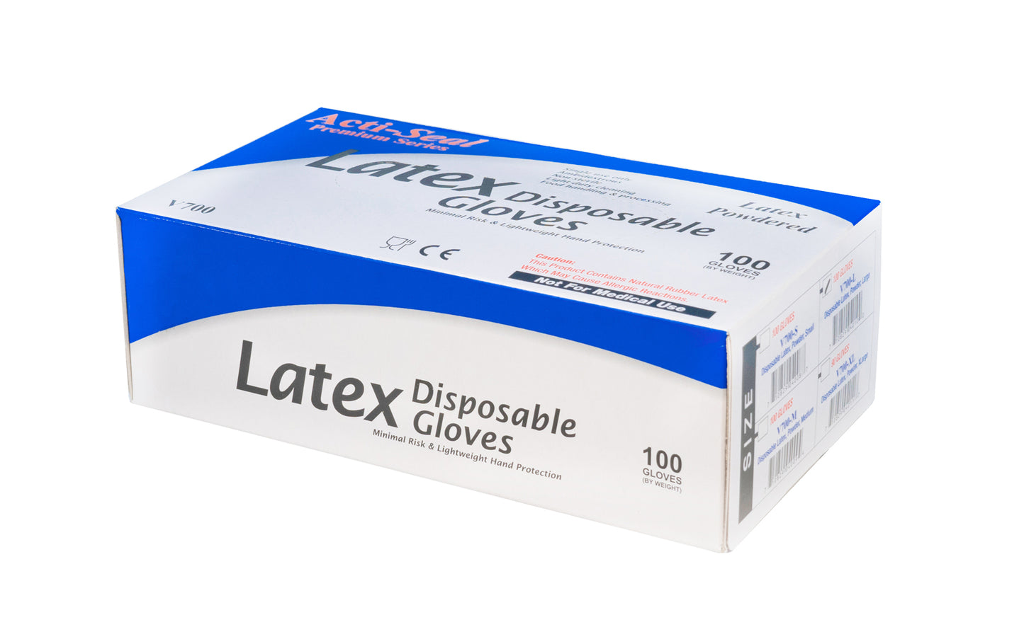 These powdered Latex gloves are good disposable gloves for variety of uses including laboratories, production, inspection, cleaning & light duty applications. Good for hobby work, arts & crafts. Beaded cuff style. Ambidextrous design fits right or left hand, 4 Mil Powdered Latex 100 gloves in box - Natural rubber latex