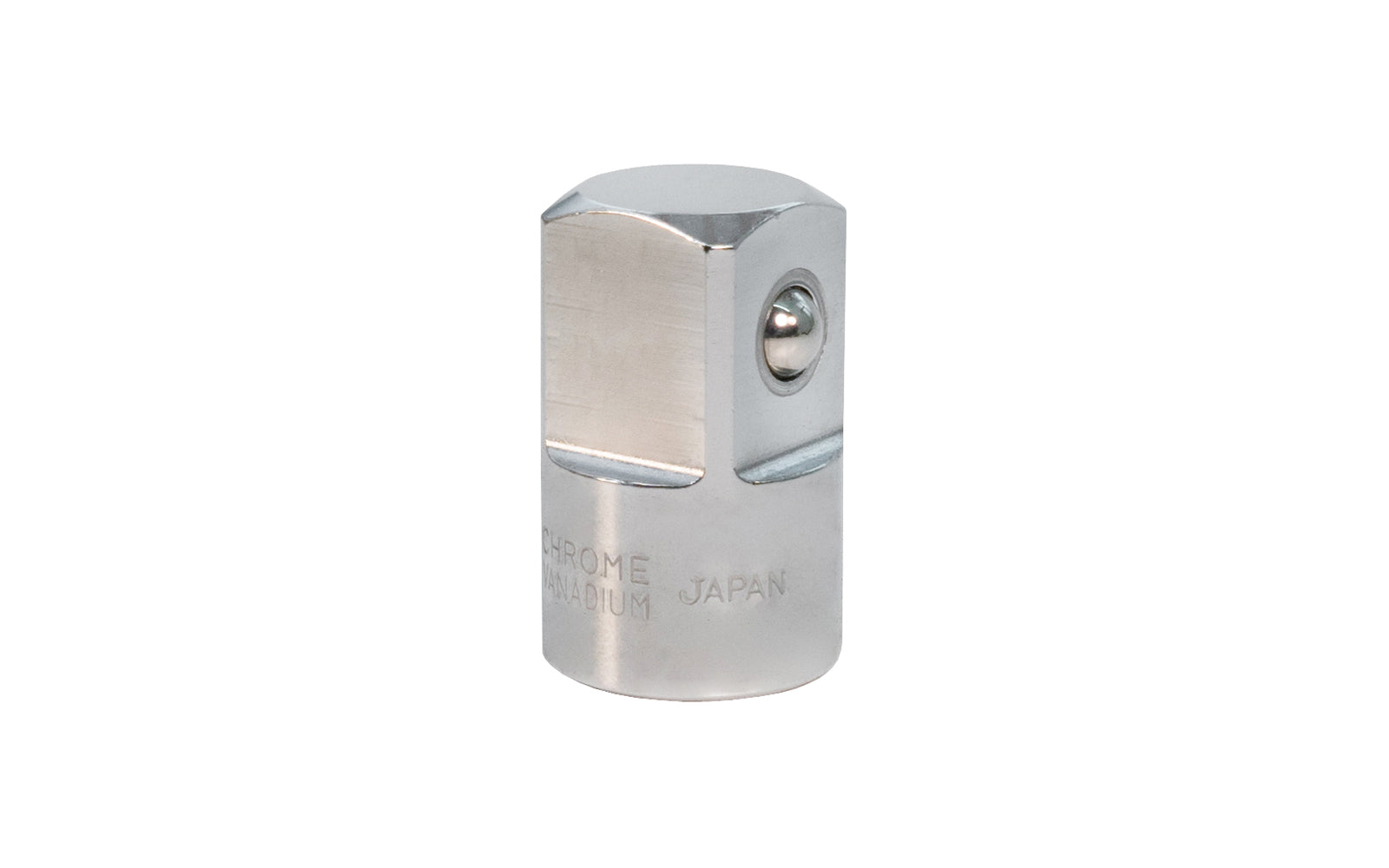 Japanese 1/2" Female to 3/4" Male Socket Adapter. Center Sockets.  Made in Japan. 1/2" F x 3/4" M. Chrome Vanadium. Center Sockets. M-26A