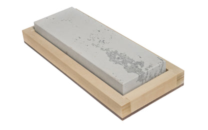 Made in USA · 6" Long  x  2" Wide  x  1" Thick ~ Model MAB-6-C ~ Soft Arkansas Stone ~ Extra-fine stone. Coarsest grained of the natural Arkansas stones & good for starting an edge on your tools & knives; commonly used after synthetic or oil stone. ~ Use mineral oil when sharpening - Bench Stone - With Wooden Box