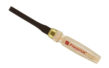 Made in USA • Model No. MC203 - High Carbon Steel - Flexcut Mallet Carving Tool - Mallet Gouge - Carving Gouge - Shallow Sweep - Shallow curved gouge - Mallet gouge tool can be used by hand or struck with a mallet - Blade is made of High Carbon Steel - No. 3 Sweep - #3 Sweep x 1/2" (12 mm) wide blade - 651646082037 