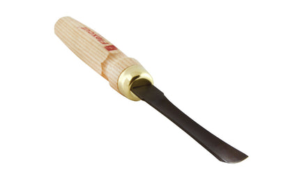 Made in USA • Model MC307 - High Carbon Steel Blade - Flexcut Mallet Carving Tool - Mallet Gouge - Carving Gouge - Shallow Sweep - Regular curved gouge - Mallet gouge tool can be used by hand or struck with a mallet - Sculpture mallet gouge - Hardwoods - No. 7 Sweep - #7 Sweep x 11/16" (17 mm) wide blade - 651646083072 - MLT tool - MLT Mallet Gouge