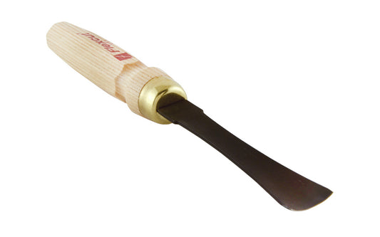 Made in USA • Model MC407 - High Carbon Steel Blade - Flexcut Mallet Carving Tool - MLT - Mallet Gouge - Carving Gouge - Shallow Sweep - curved gouge - Mallet gouge tool can be used by hand or struck with a mallet - Sculpture mallet gouge - Hardwoods - No. 7 Sweep - #7 Sweep x 15/16" (23 mm) wide blade - 651646084079  - Flexcut MLT Gouge -  MLT tool - MLT Mallet Gouge