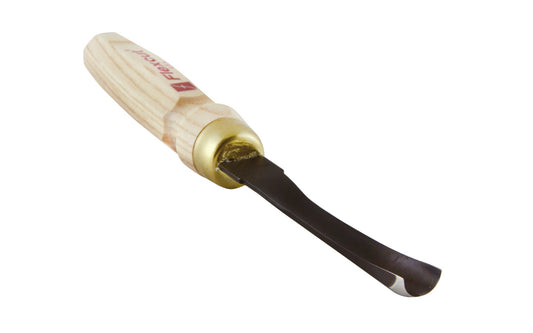 Made in USA • Model MC411 - High Carbon Steel Blade - Flexcut Mallet Carving Tool - Mallet Gouge - Carving Gouge - Shallow Sweep - regular curved gouge - Mallet gouge tool can be used by hand or struck with mallet - Sculpture mallet gouge - Hardwoods - No. 10 Sweep - #10 Sweep x 9/16" (14 mm) wide blade - 651646084116 - MLT tool - MLT Mallet Gouge