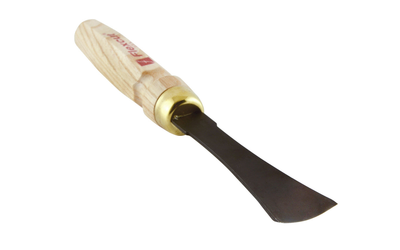 Made in USA • Model MC505 - High Carbon Steel Blade - Flexcut Mallet Carving Tool - Mallet Gouge - Carving Gouge - Shallow Sweep - regular curved gouge - Mallet gouge tool can be used by hand or struck with a mallet - Sculpture mallet gouge - Hardwoods - No. 5 Sweep - #5 Sweep x 1-3/16" (30 mm) wide blade - 651646085052 -  MLT tool - MLT Mallet Gouge