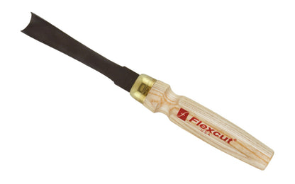 Made in USA • Model MC511 - High Carbon Steel Blade - Flexcut Mallet Carving Tool - Mallet Gouge - Carving Gouge - Sweep - regular curved gouge - Mallet gouge tool can be used by hand or struck with mallet - Sculpture mallet gouge - Hardwoods - No. 10 Sweep - #10 Sweep x 3/4" (19 mm) wide blade - 651646085113 -  MLT tool - MLT Mallet Gouge