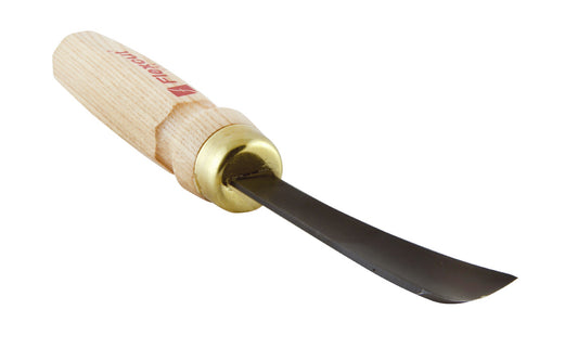 Made in USA • Model MC605 - High Carbon Steel Blade - Flexcut Mallet Carving Tool - Mallet Gouge - Carving Gouge - Shallow Sweep - regular curved gouge - Mallet gouge tool can be used by hand or struck with a mallet - Sculpture mallet gouge - Hardwoods - No. 5 Sweep - #5 Sweep x 1-3/8" (35 mm) wide blade - 651646086059 - MLT tool - MLT Mallet Gouge