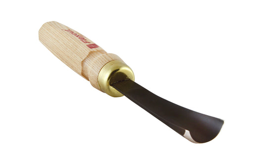 Made in USA • Model MC711 - High Carbon Steel Blade - Flexcut Mallet Carving Tool - Mallet Gouge - Carving Gouge - Sweep - regular curved gouge - Mallet gouge tool can be used by hand or struck with mallet - Sculpture mallet gouge - Hardwoods - No. 10 Sweep - #10 Sweep x 1-1/8" (28 mm) wide blade - 651646087117 - MLT tool -  MLT Mallet Gouge