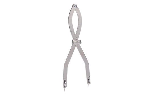 Malco nickel plated steel body fast adjusting scribers are designed making circles up to 32" (81 cm). Accurate adjustments can be made quickly for each task. Dividers Points can be easily resharpened or replaced. Made in USA.