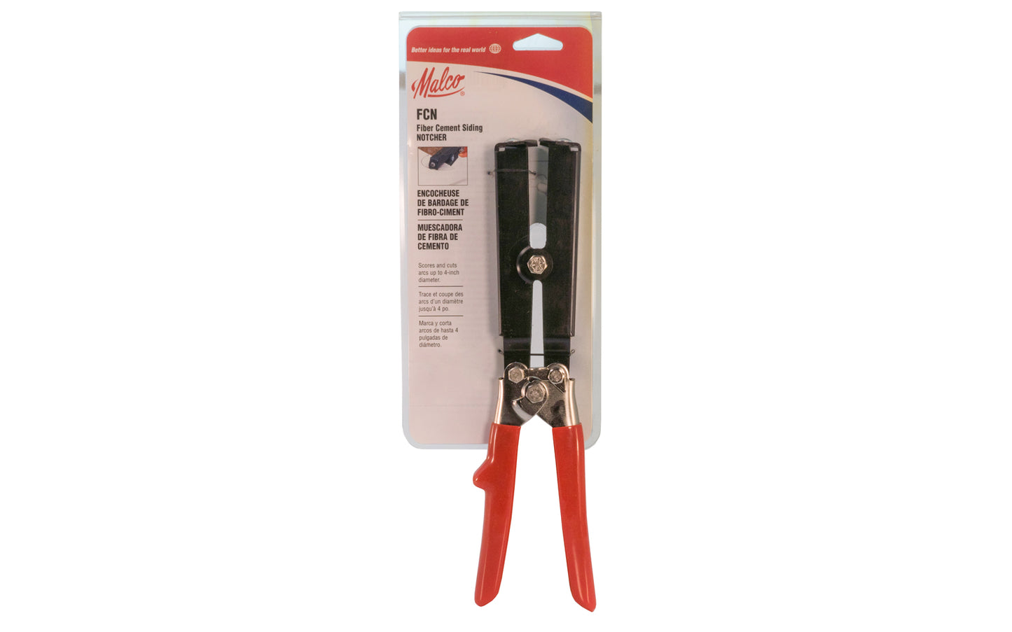 Malco Fiber Siding Notcher - FCN. Scores & cuts arcs up to 4" diameter.  Made in USA. 686046530246