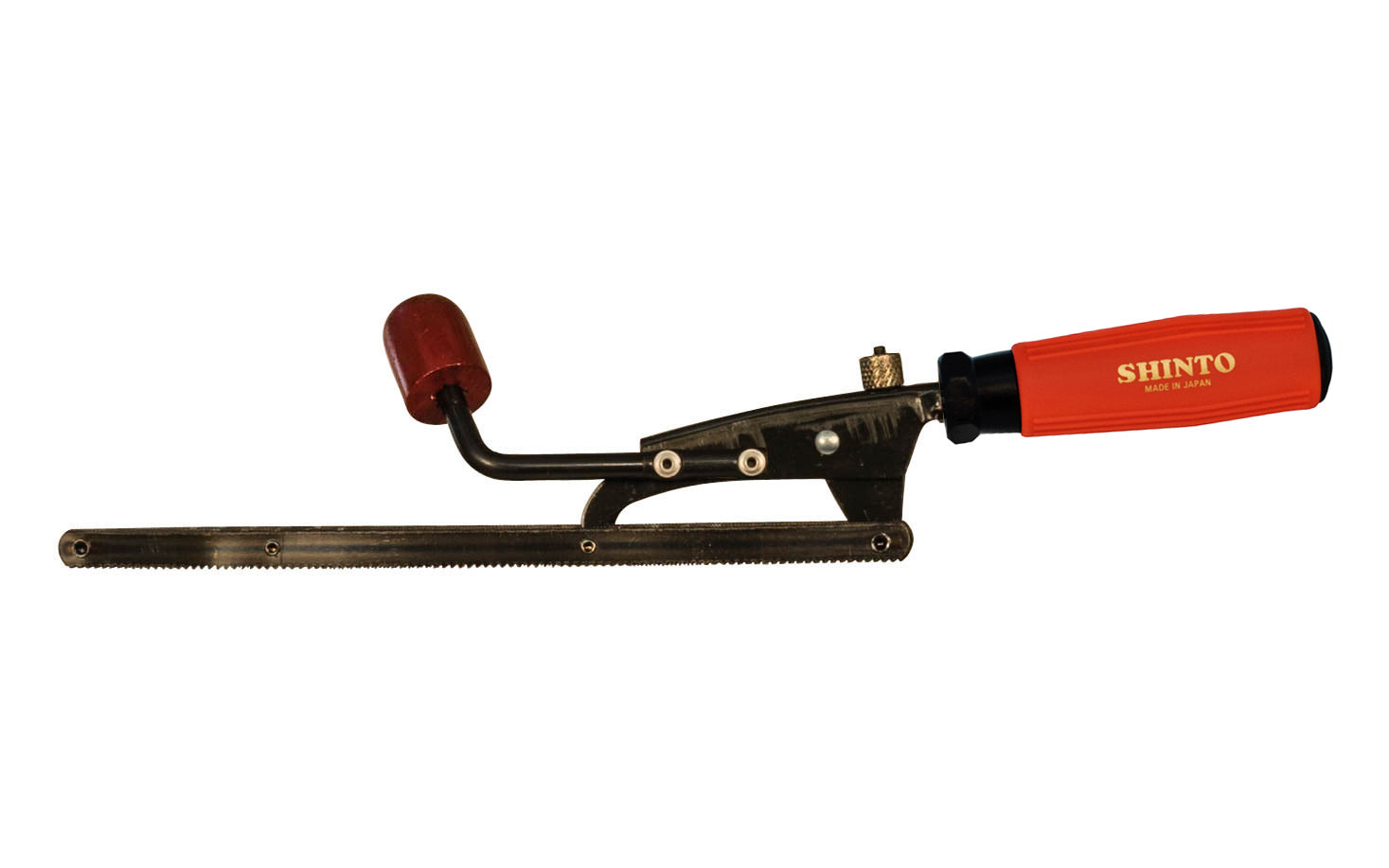 Made in Japan. Shinto Saw-Rasp Planer is a special 10" flat rasp made from ten high quality hardened steel teeth saw blades held together by rivets. Coarse & Fine sides. Hardened steel teeth with a special design to prevent clogging. Offset handle. Rubberized grip. Great for fast stock removal on wood, plastics