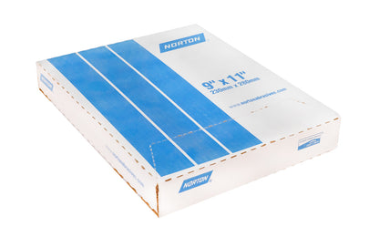 Norton "Adalox" 9" x 11" Aluminum Oxide Sanding Sheets, 80 Grit - 50 Pack