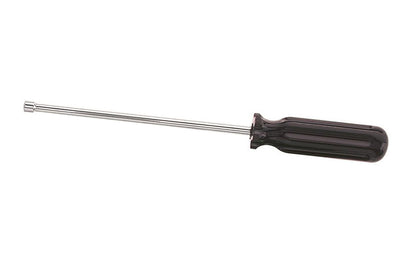 Klein Tools / Vaco 3/16" Nut Driver has a standard 6" shaft that works for most applications. The hollow shaft design facilitates work on stacked circuit boards and long bolt applications. Smooth Comfordome handles fit the palm of the hand comfortably. SAE Nut Drivers.    Made in USA.