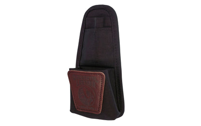 Occidental Leather 4 Pocket Tool Holder ~ 8505. This 4 Pocket Clip-On Tool Holder by Occidental Leather keeps your most commonly used tools right at your fingertips. It has pockets for utility knife, pencils and 35' tape (accepts FatMax). Made of industrial nylon material. Model 8505. 759244129106.  Made in USA.
