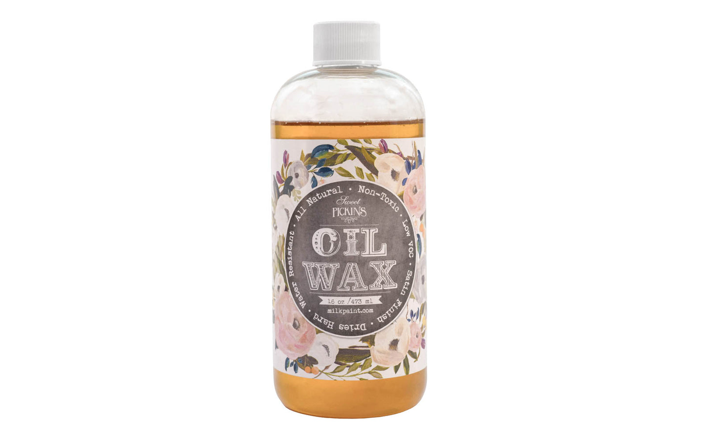 This Clear Oil Wax contains a combination of natural resins & waxes that together create a durable, water repellent, water-mark resistant finish & sealer.  Oil Wax will dry to a smooth satin finish or can be buffed to build up a higher shine. Dries to a hard finish. Oil Wax is non-toxic, all natural & low VOC.